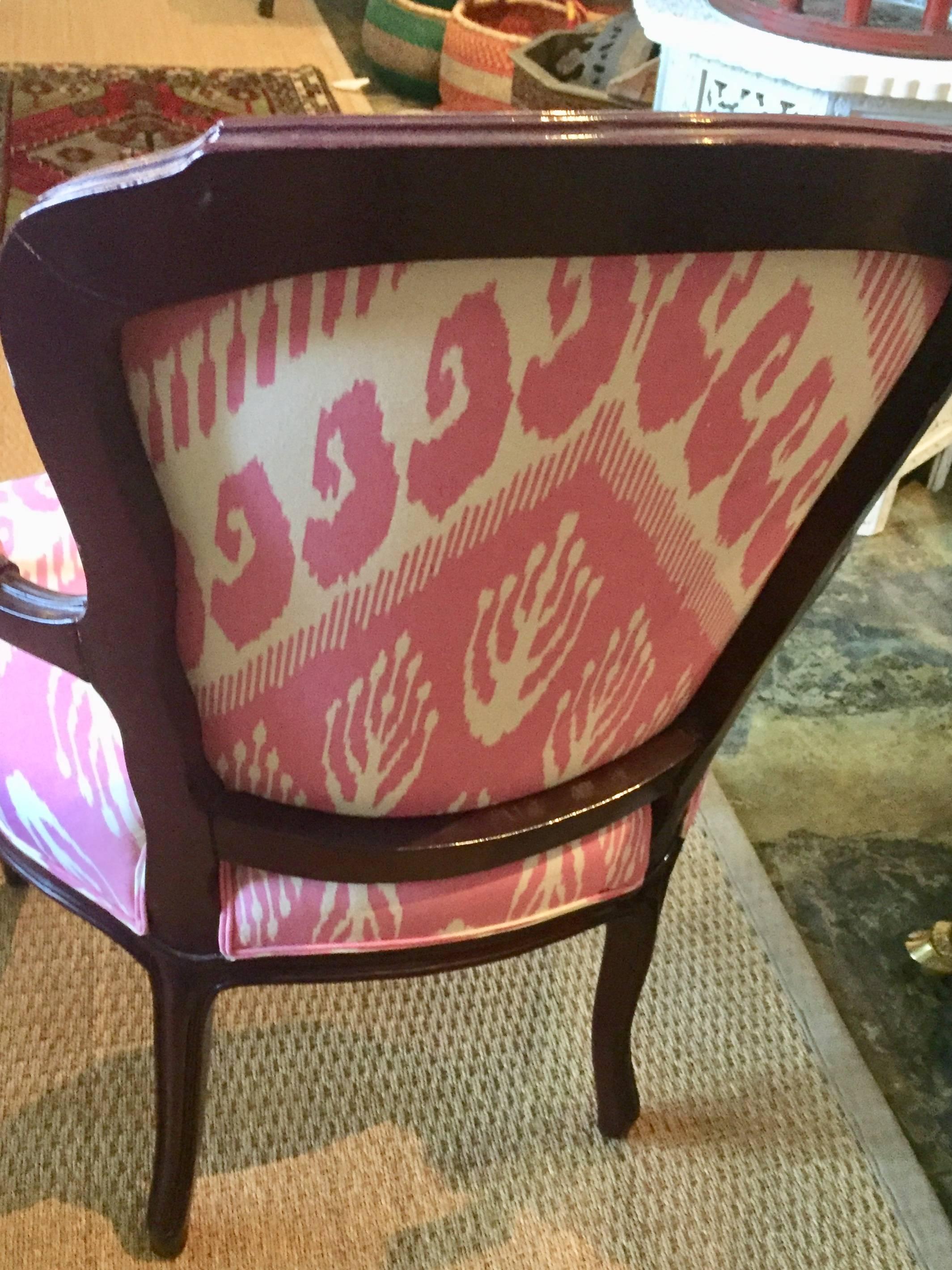 cranberry accent chair
