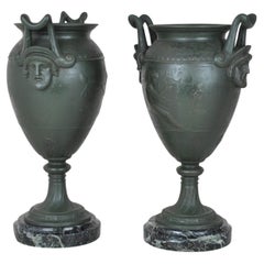 Antique Pair Of Crater Vases, Grand Tour, 19th Century