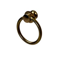 Pair of Cream Lacquer Cabinets With Brass Detail, EJ Victor for Jack Fhillips