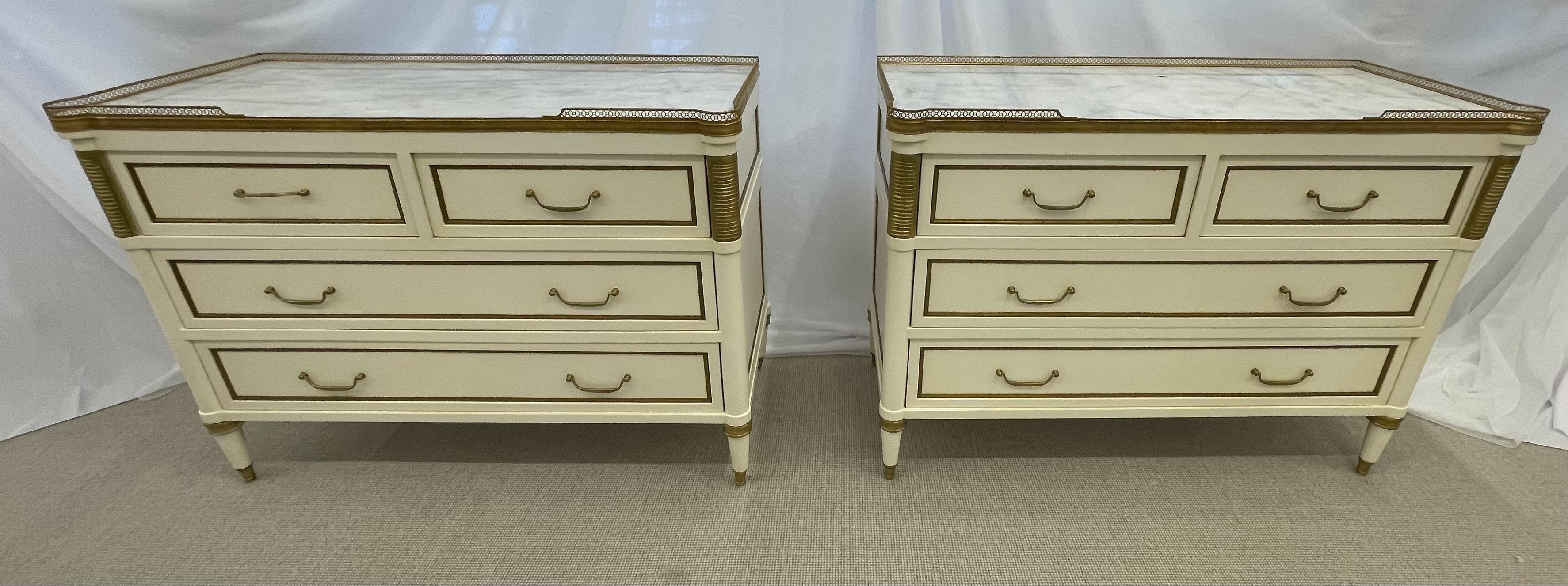 cream and gold chest of drawers