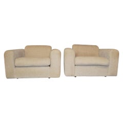 Pair of Cream Stendig Lounge Chairs by Robert Haussmann