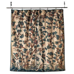 Pair of Crewelwork Hangings; English, c.1720