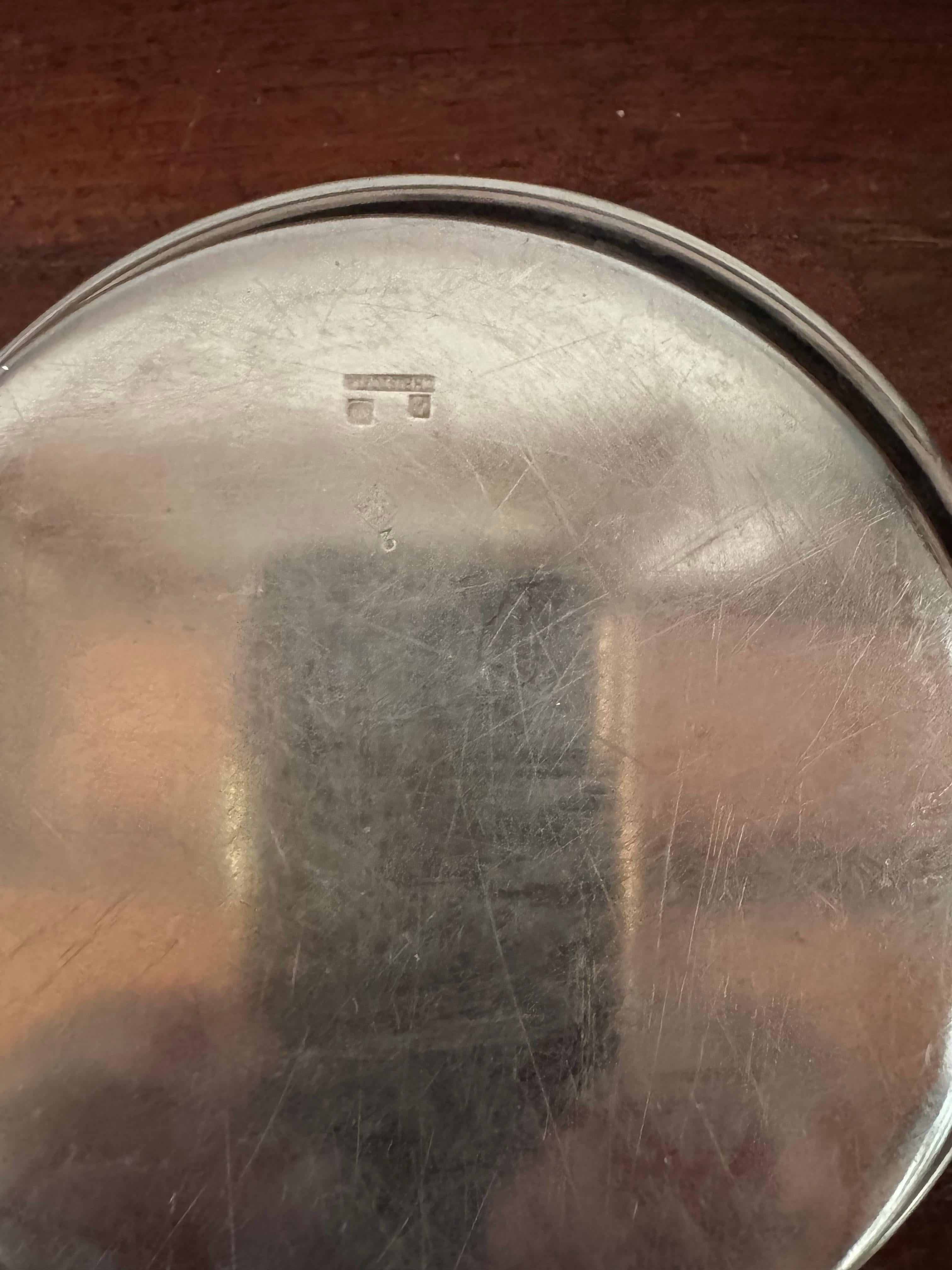 Par de posavasos de plata Cristofle de vino francés en Bueno estado para la venta en London, GB