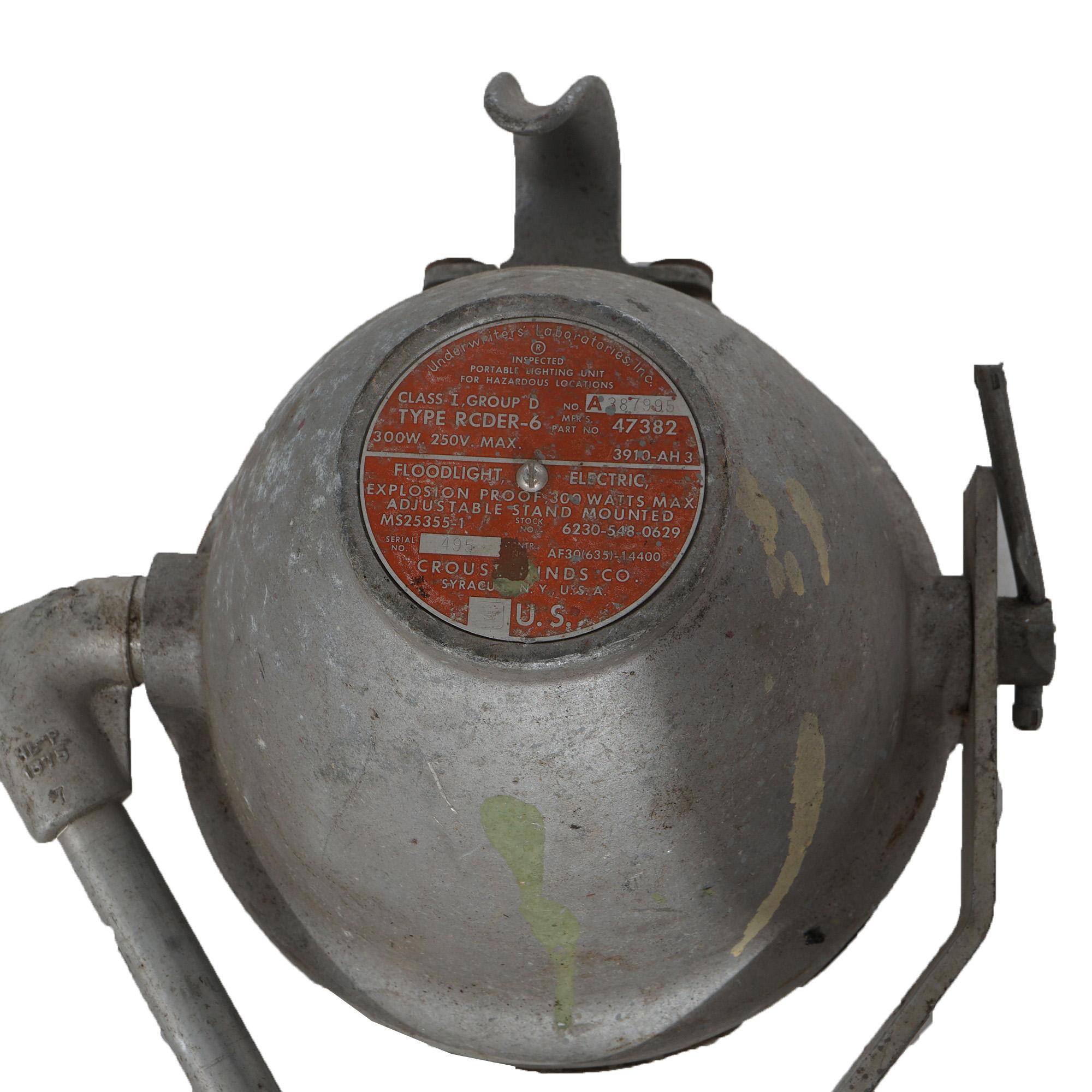 ***Reduced Delivery Rates - See Below or Click “Ask The Seller” to Request a Quote***

Pair of Crouse Hinds of Syracuse, NY Industrial Stage Performance Spotlights 20thC

Measures - 25