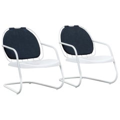 Pair of Cruiser Patio Lounge Chairs by Ilan Dei Venice IDV