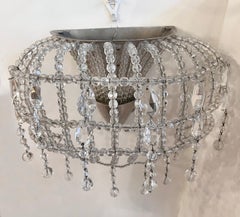 Pair of Crystal Beaded Sconces