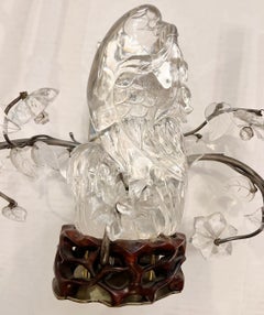 Pair of Crystal Bird Sconces