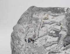 Coppia di portacandele in cristallo in stile Scandinavian Modern Kosta Boda