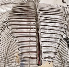 Pair of Crystal Palm Chandeliers, Sold Individually