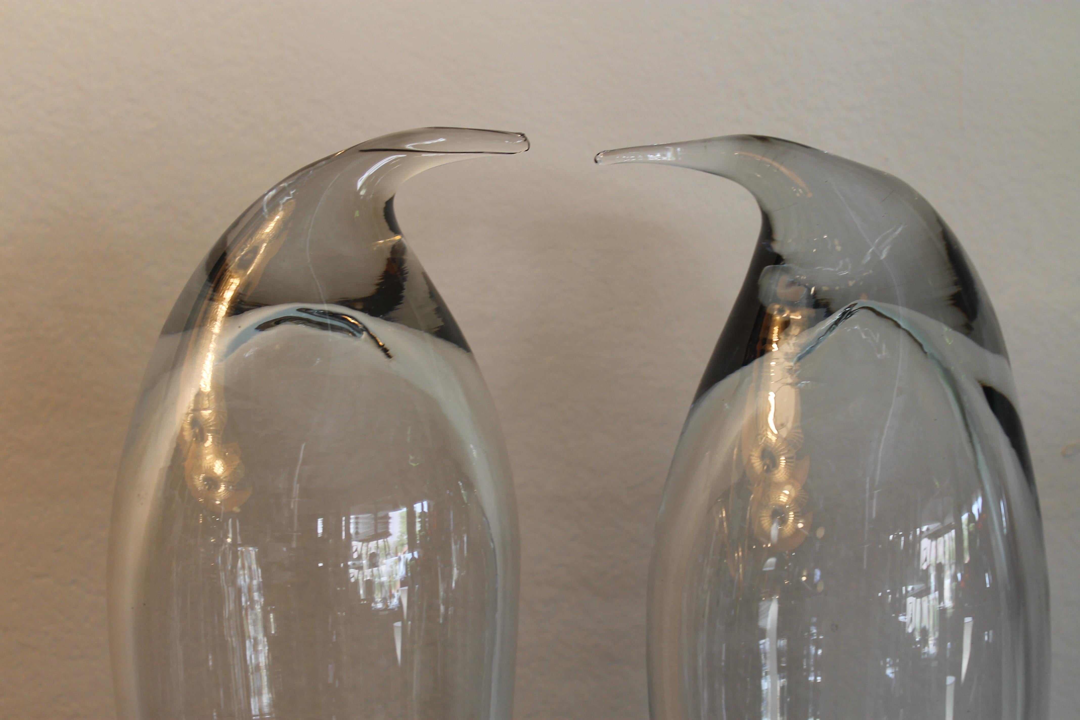 blenko glass penguin