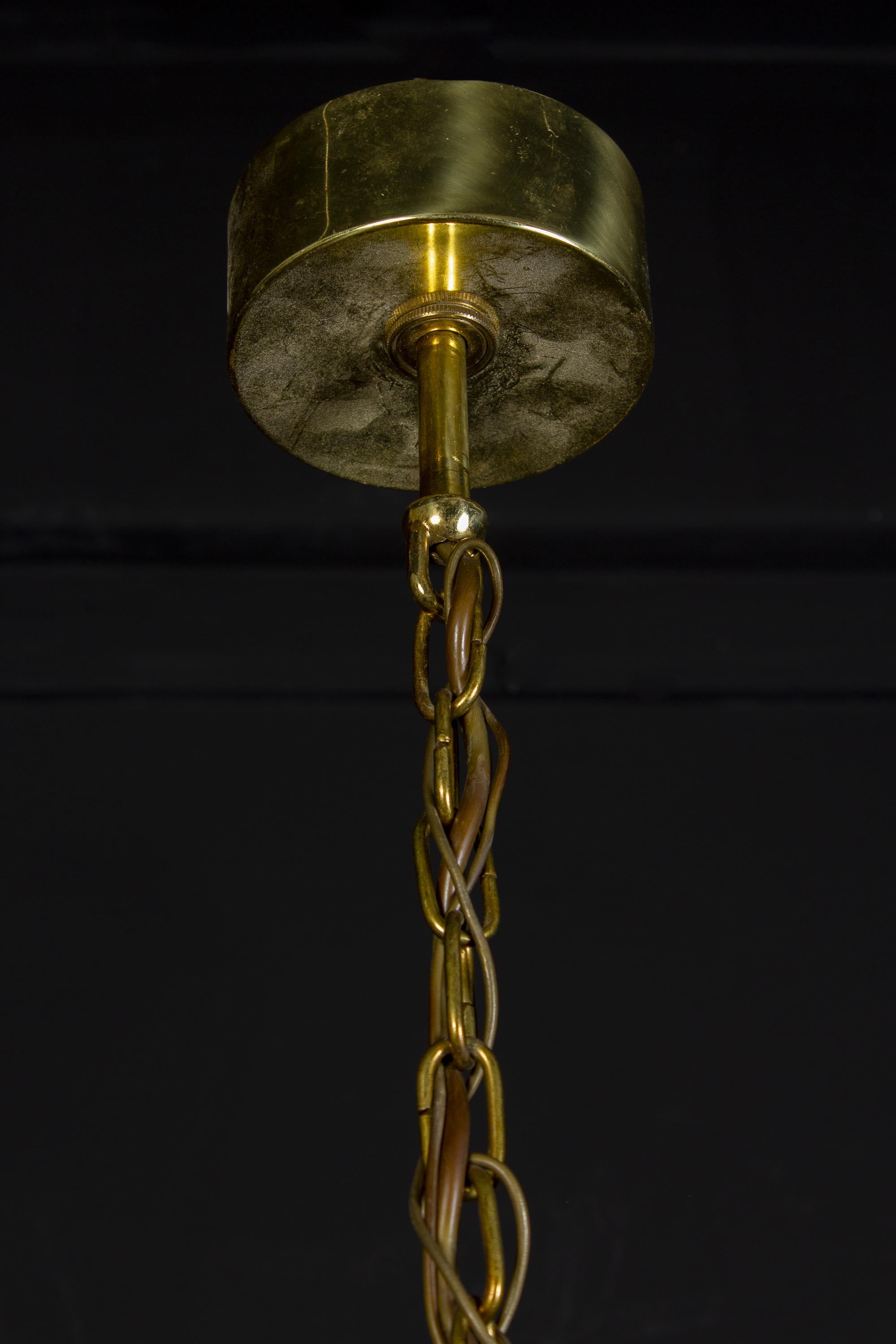 Pareja de candelabros o faroles de varilla de cristal y latón de Gaetano Sciolari, años 60 en venta 1