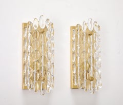 Paar Kristall-Wandleuchter von Carl Fagerliund für Orrefors. ( 4 Paare verfügbar)