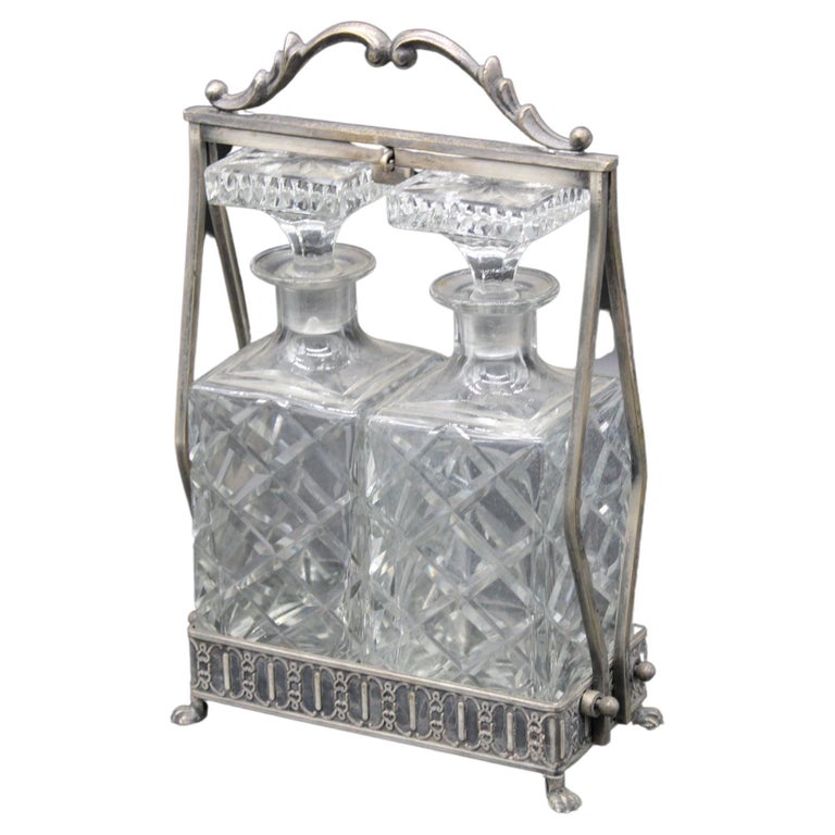Italian Vintage Crystal Decanter Set For Sale at 1stDibs | classic decanter