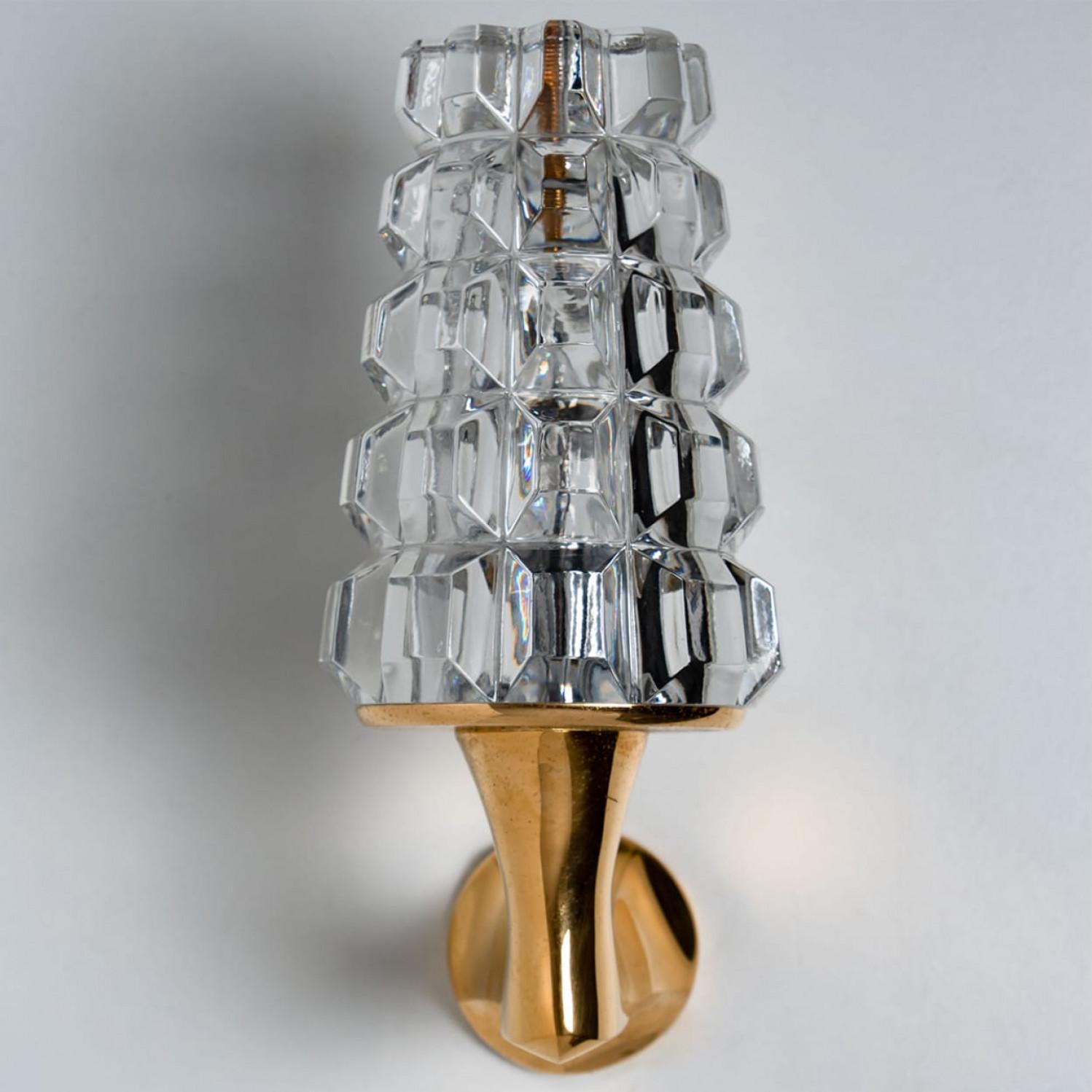 Pair of Crystall Wallsconce, France, Europe, 1970s en venta 3