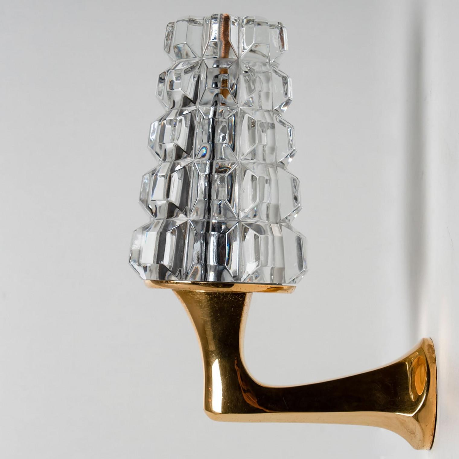 Pair of Crystall Wallsconce, France, Europe, 1970s Otro en venta