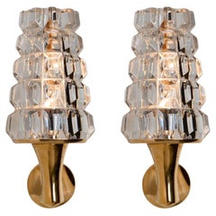 Pair of Crystall Wallsconce, France, Europe, 1970s