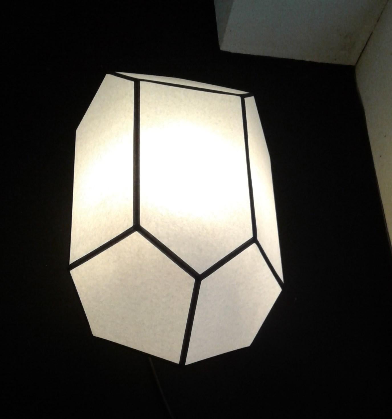 Modern Pair of Crystallographic Sconces Serge Lacroix Creation For Sale