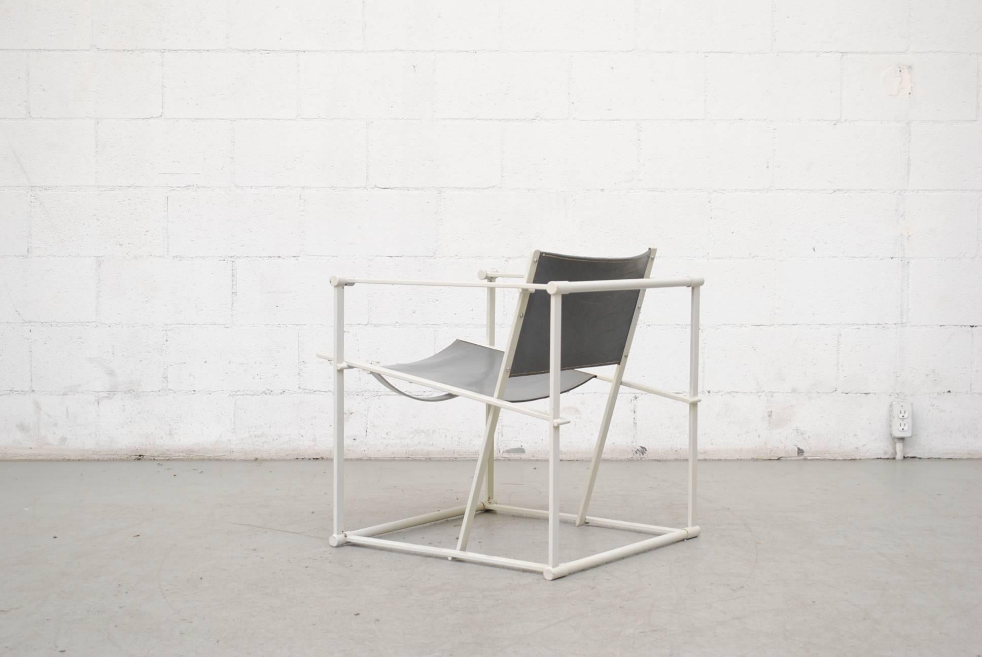 Enameled Pair of Cube Lounge Chair by Radboud Van Beekum for Pastoe
