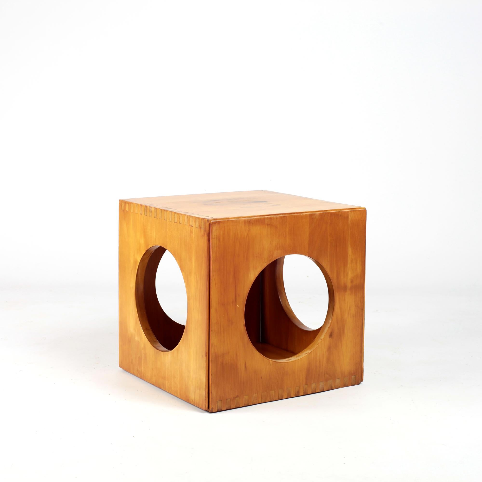 Pair of Cube Tables by Jens Quistgaard for Richard Nissen Denmark, 1980's 1