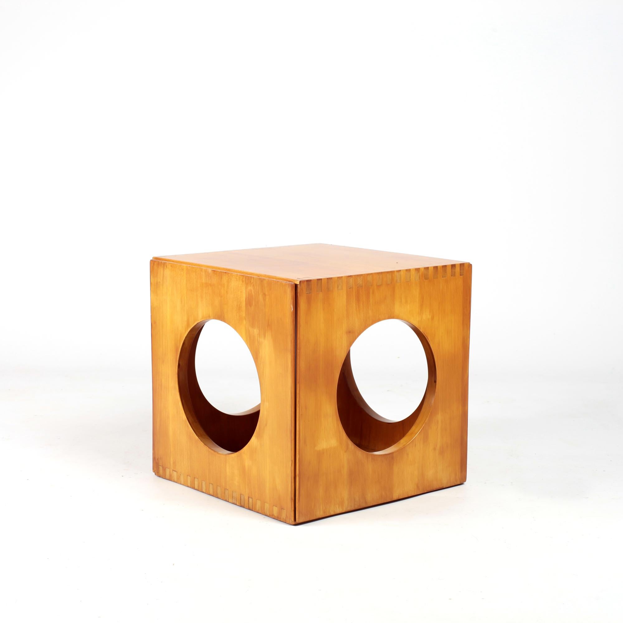 Pair of Cube Tables by Jens Quistgaard for Richard Nissen Denmark, 1980's 2