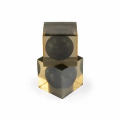 Pair of Cubes by Enzo Mari for Danese Milano, 1950s