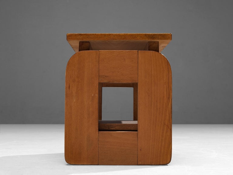 Mid-Century Modern Pair of Cubic Side Tables  For Sale