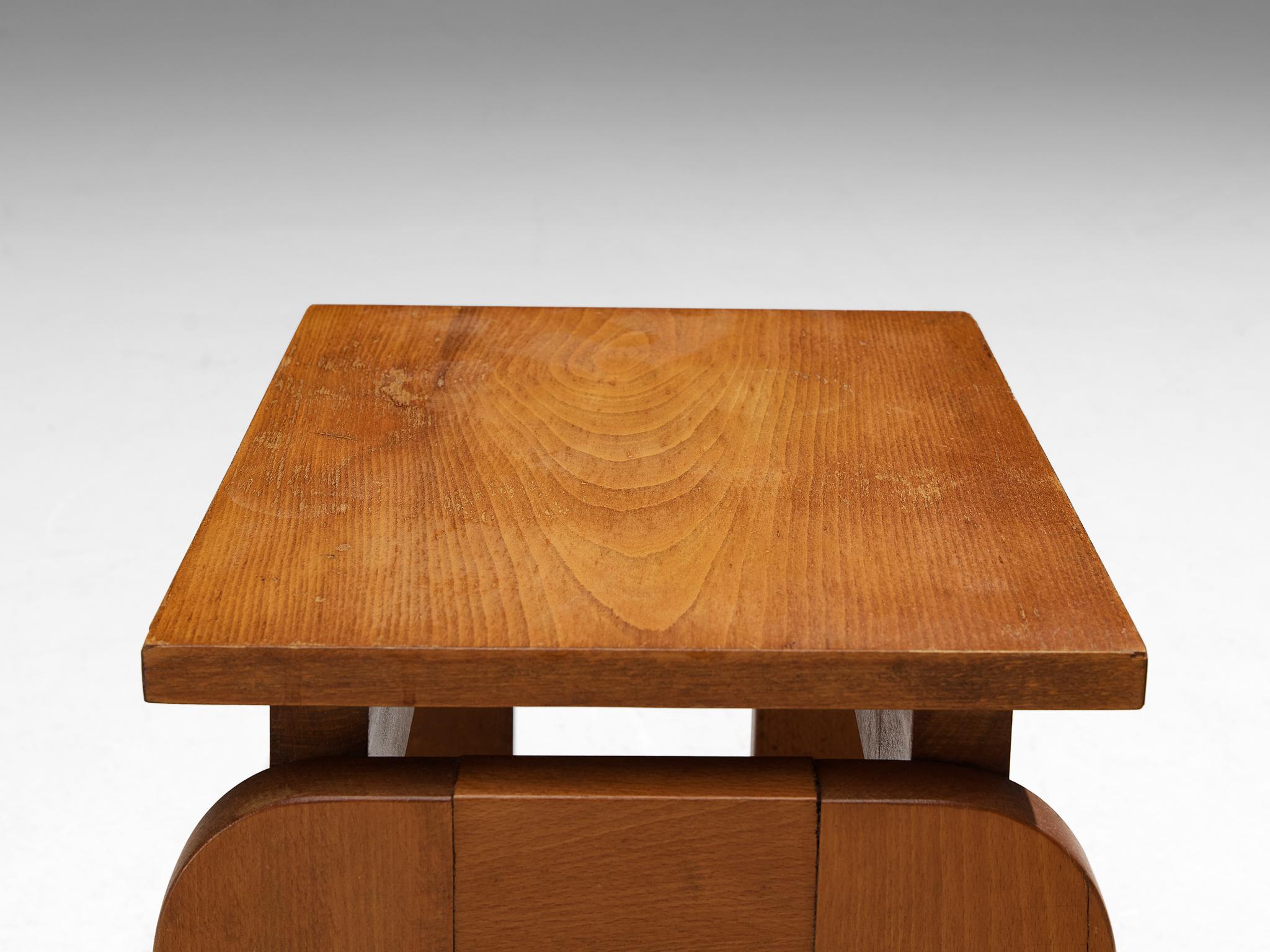 European Pair of Cubic Side Tables