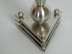 Pair of Cubist Bedside Table Lamps