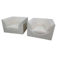 Pair of “Cubo” Lounge Chairs by Jorge Zalszupin