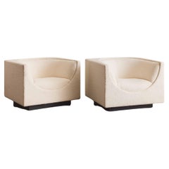 Pair of “Cubo” Lounge Chairs by Jorge Zalszupin