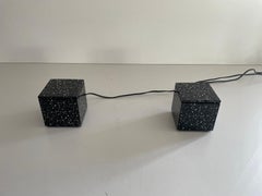 Paire de lampes de table Cuboluce par OPI Milano pour Cini & Nils, années 1970, Italie