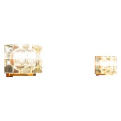 Pair of Cubosfera Wall Lights by Alessandro Mendini, Italy, 1960s
