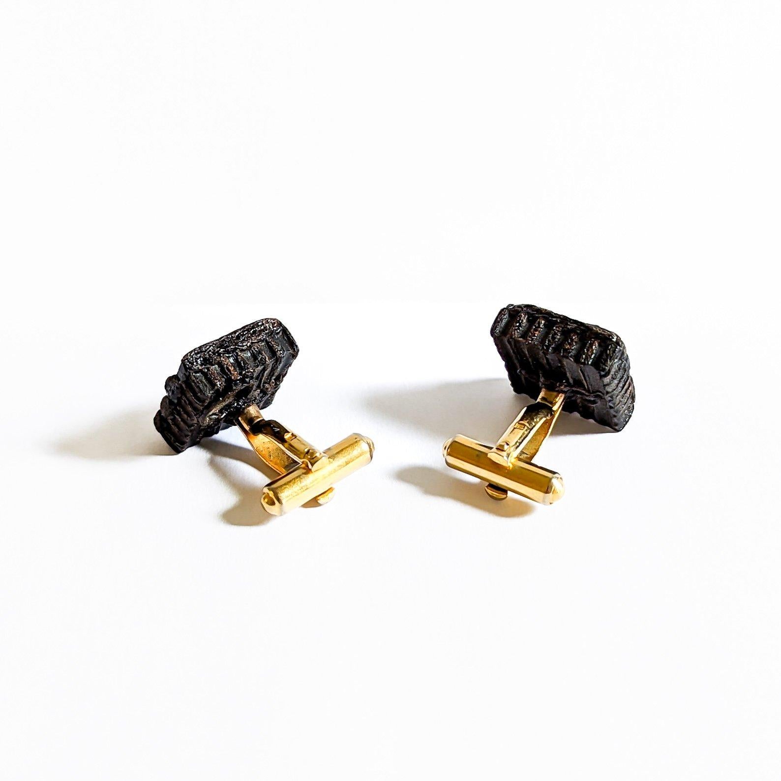 Français Paire de boutons de manchette par Line Vautrin, vers 1960
