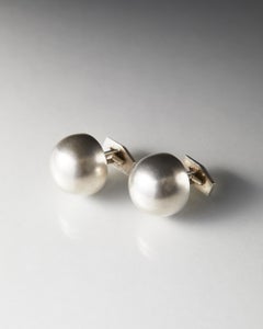Pair of Cufflinks Designed by Hans Hansen, Denmark, 1960s