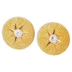Pair of cufflinks in 19.2K Gold - Art Deco