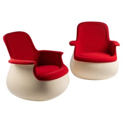 Pair of Culbuto Chairs by Marc Held for Knoll 