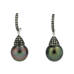 Pair of Cultured Pearl Earrings