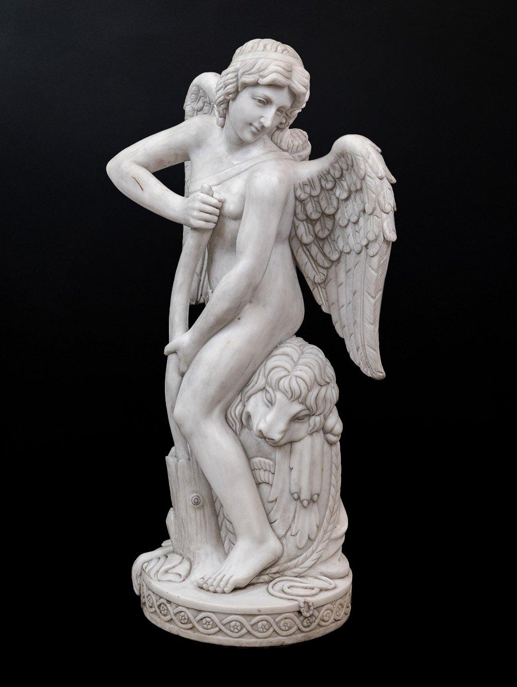 Pareja de esculturas de Cupido en mármol de 106 cm de altura. SE PUEDEN SOLICITAR FOTOS ADICIONALES, INFORMACIÓN DEL LOTE E INFORMACIÓN DE ENVÍO ENVIANDO UN CORREO ELECTRÓNICO

Etiquetas: Coppia di sculture Cupido in marmo H 106cm. Pareja de