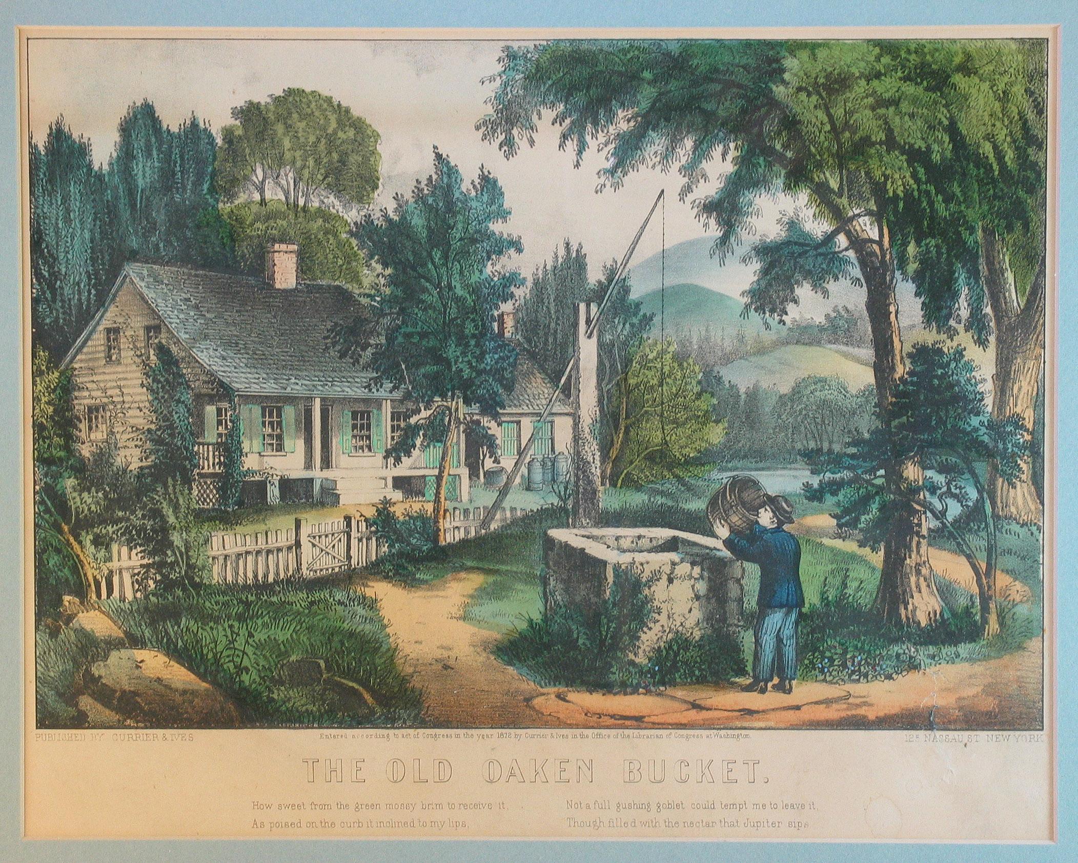 Pair of Currier & Ives Hand Colored Lithographs In Good Condition In Ottawa, Ontario