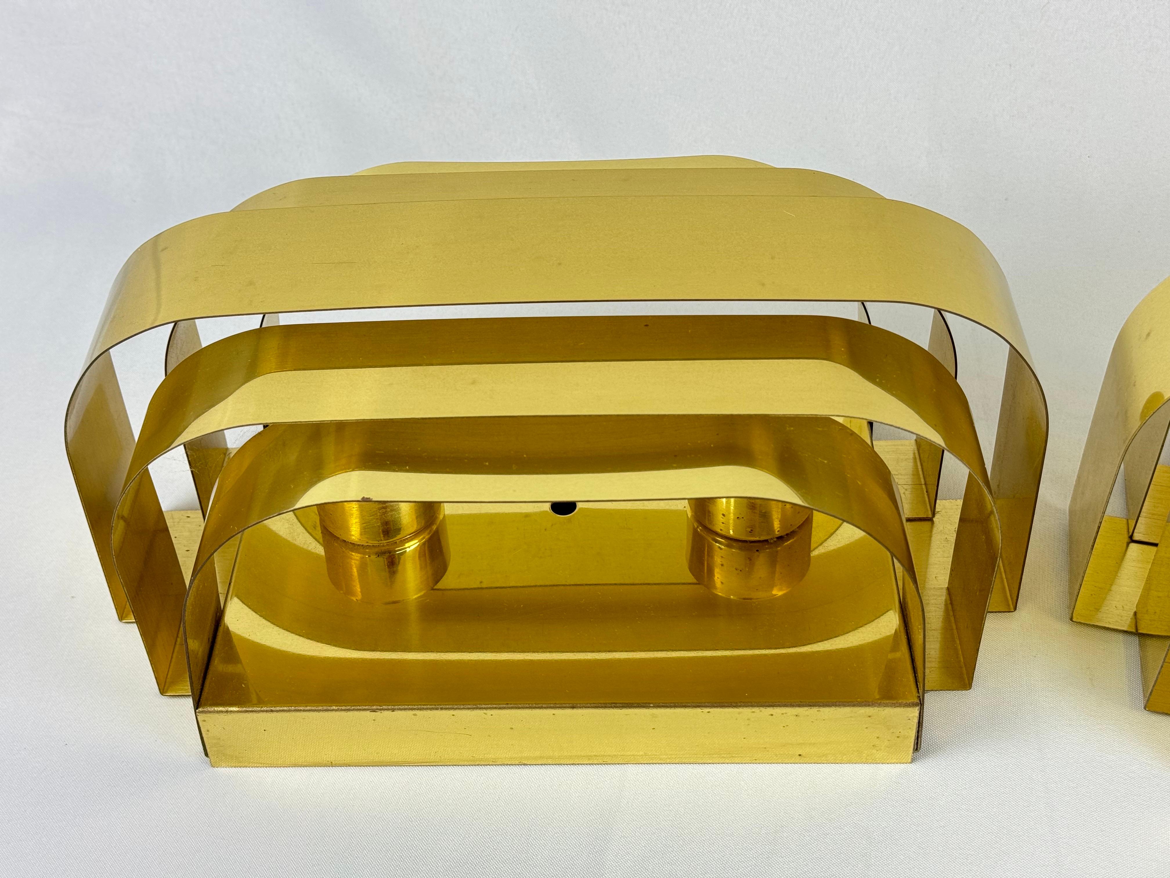 Pareja de apliques estilo Curtis Jere de Lightolier en venta 2