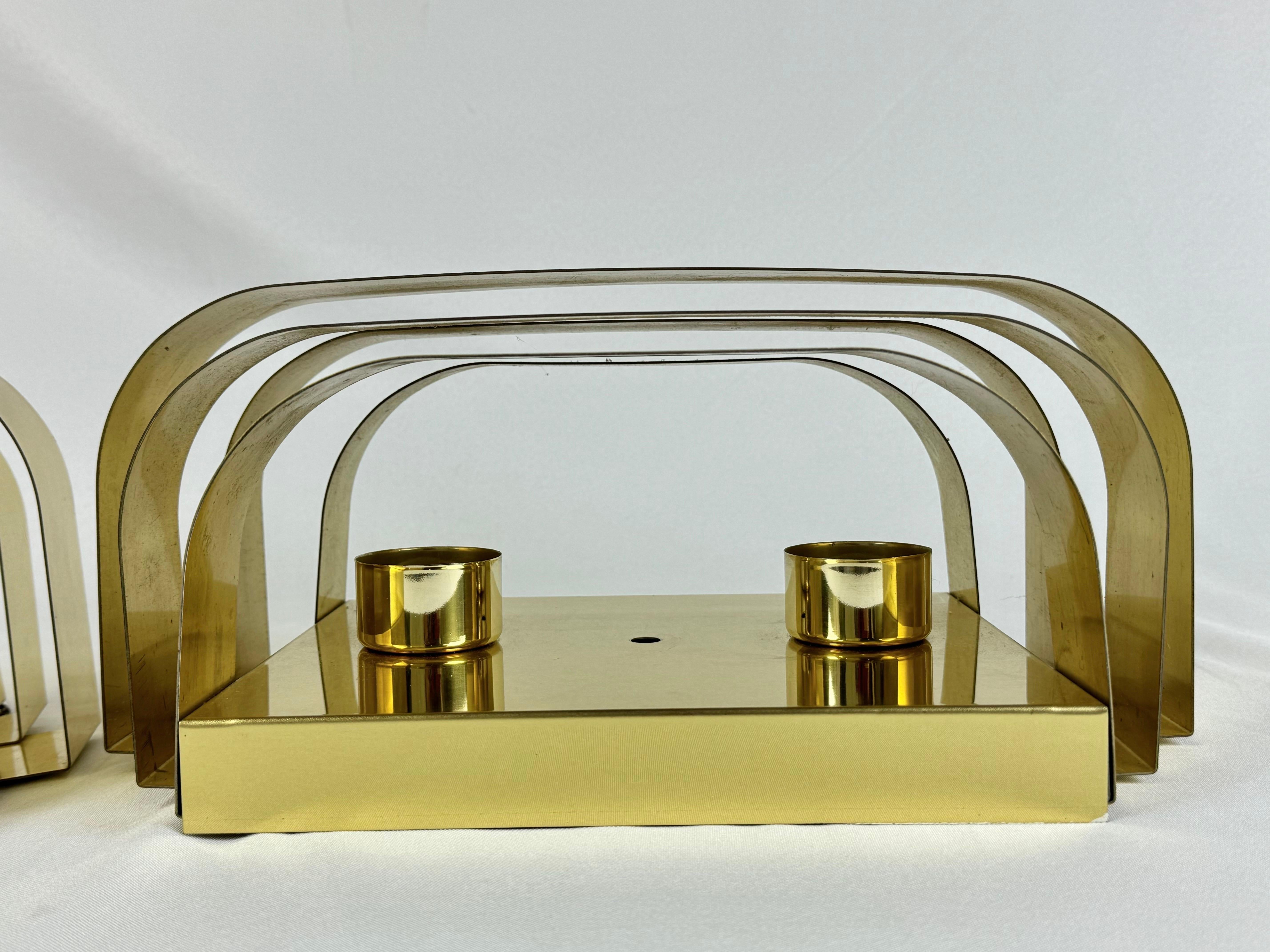 Wandleuchter im Stil von Curtis Jere von Lightolier, Paar im Angebot 4