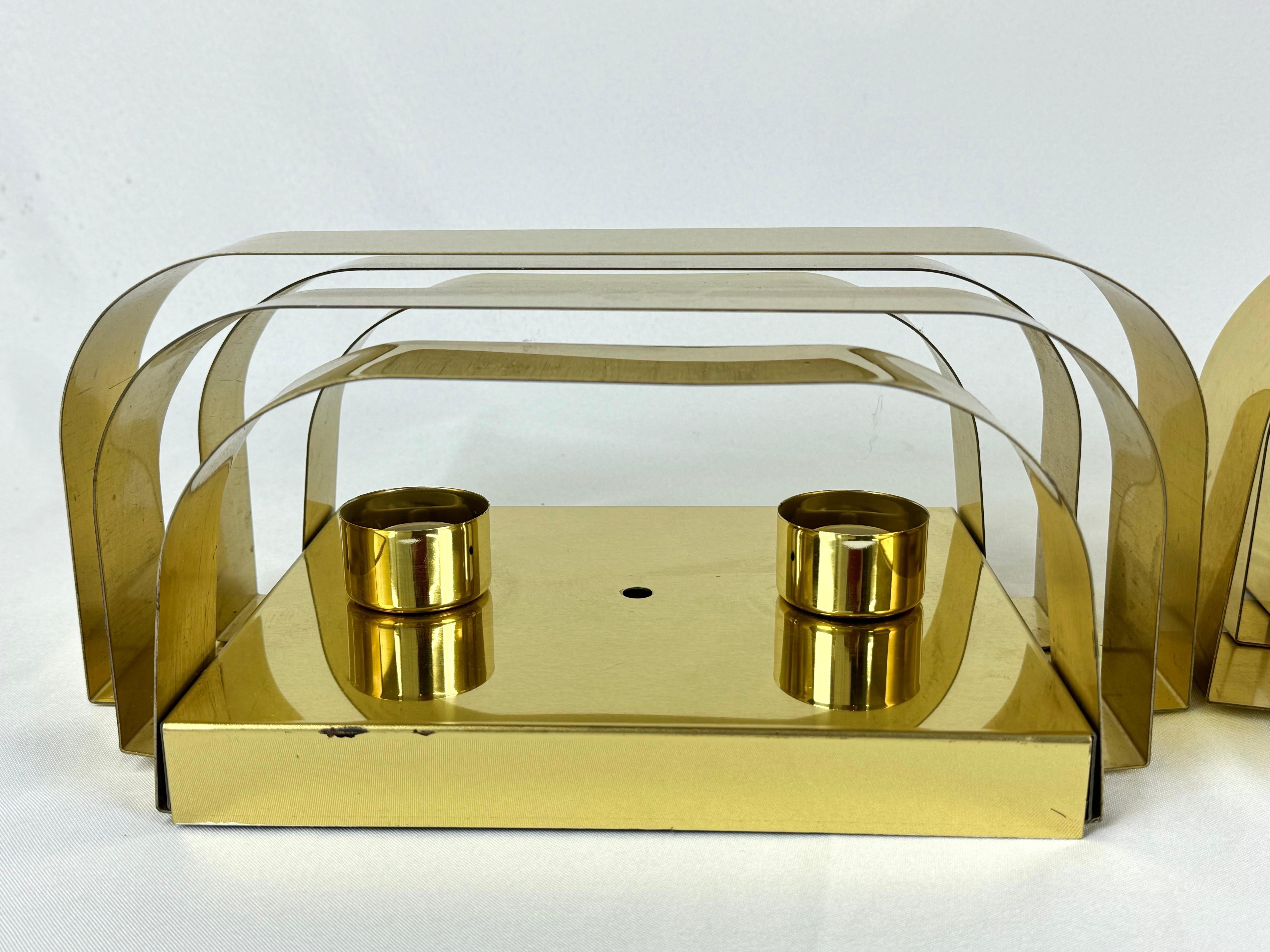 Wandleuchter im Stil von Curtis Jere von Lightolier, Paar im Angebot 5