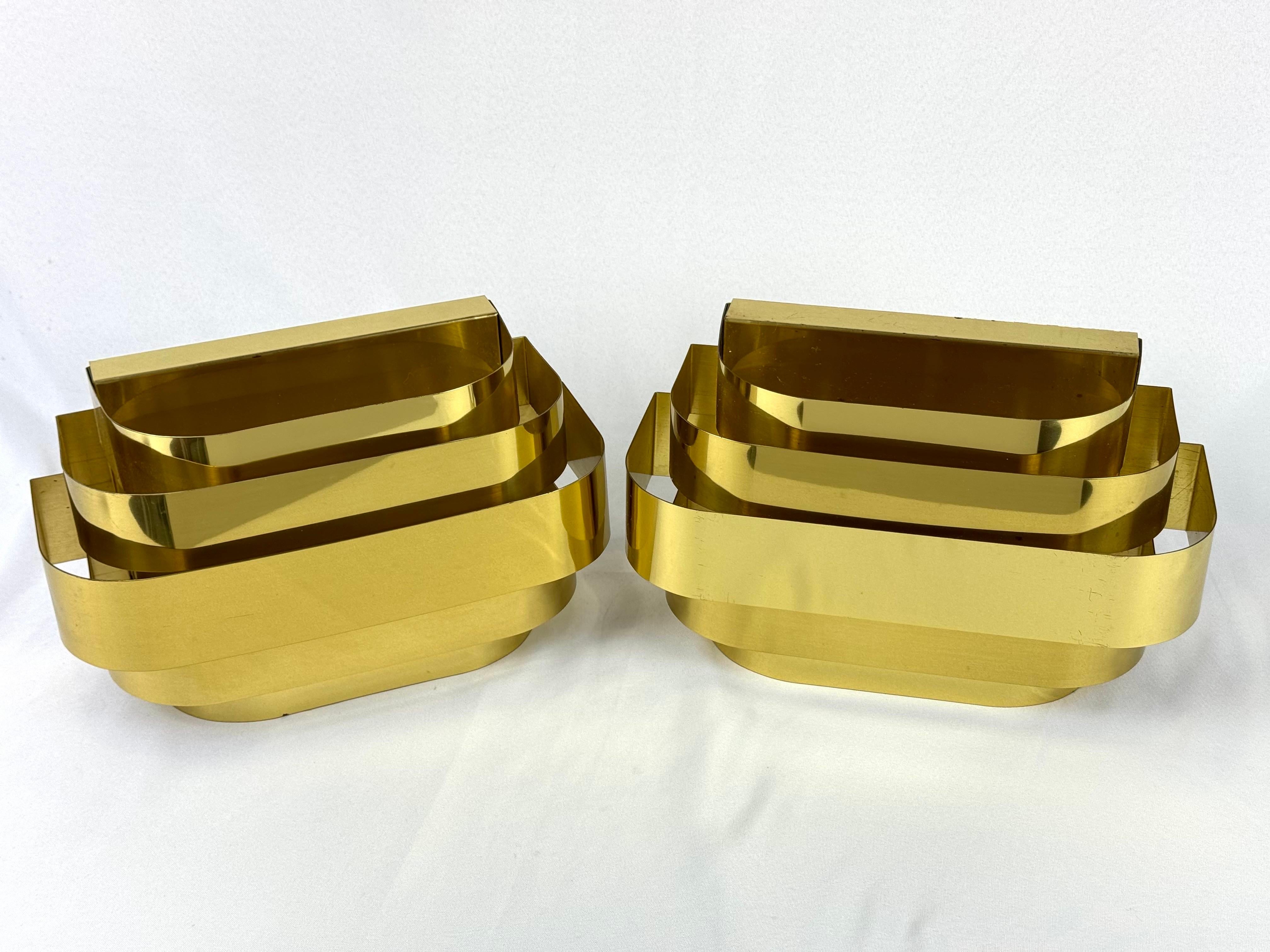 Pareja de apliques estilo Curtis Jere de Lightolier en venta 8