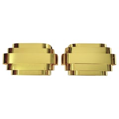 Pair of Curtis Jere Style Wall Sconces by Lightolier