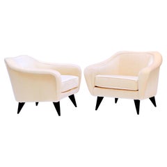 Pair of Curva Armchairs by Joaquim Tenreiro