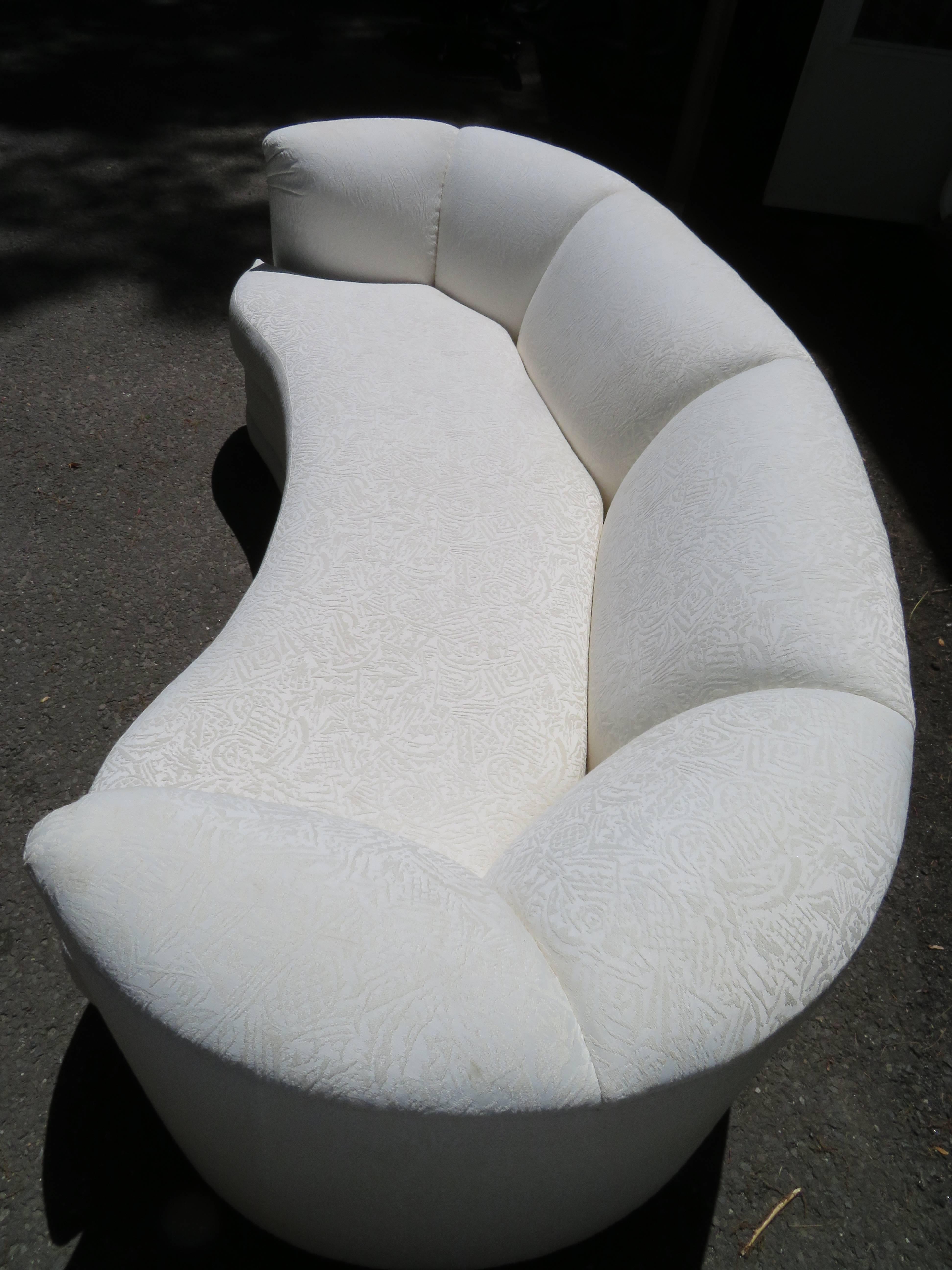 kidney shape couch