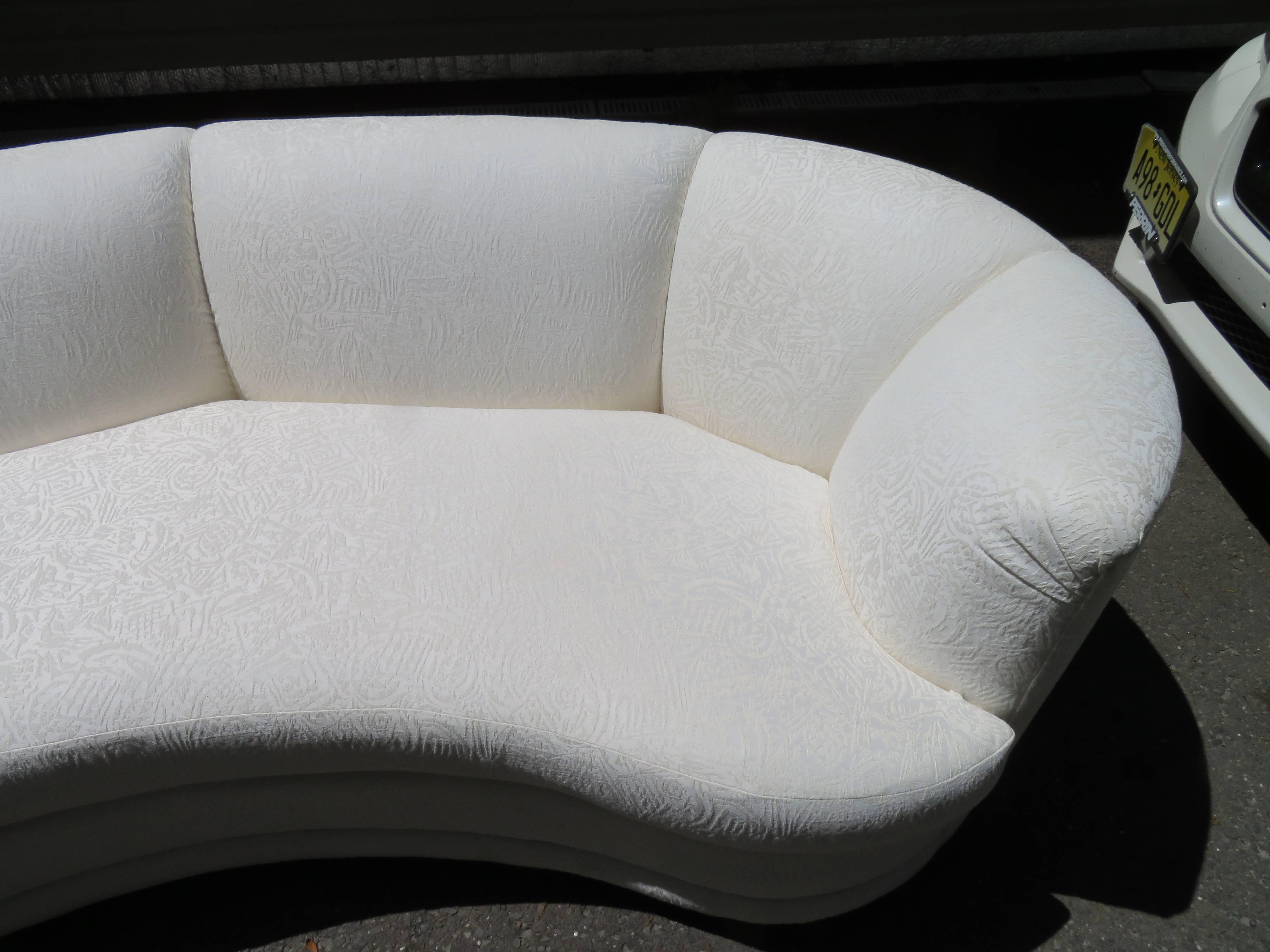 kidney shaped sofa for sale