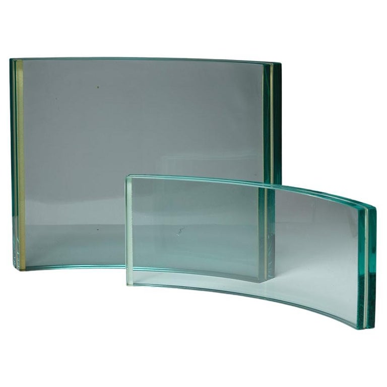 Pair of Curved Picture Frames by Fontana Arte For Sale at 1stDibs