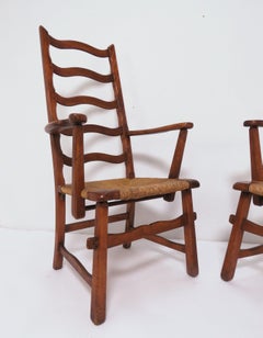Pair of Cushman Style American Handmade Armchairs, circa 1930s