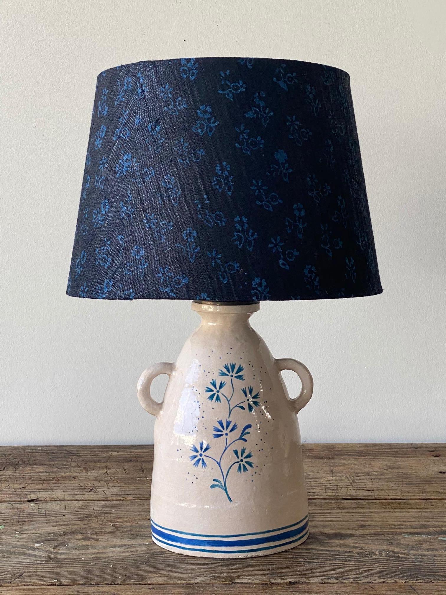 American Pair of Custom Alix Soubiran Ceramic Table Lamps